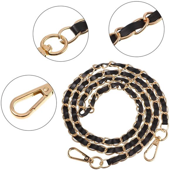 47 Inch Purse Chain Strap Faux Leather - Picture 4 of 6